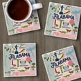 thumbnail image 5 of Thirstystone Alabama Attractions Tumbled Tile Coaster Set 4 Pack, 5 of 8