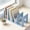 Blue, variant on Votnto 4-Compartment Plastic Desk Book Organizer, Stable Book Stand File Holder for s & Office, 4 Colors