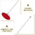 thumbnail image 3 of CRILSTYLEO flagpole stand for professionals silver plastic base iron pole 1Pack, 3 of 8