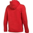 thumbnail image 2 of Under Armour Youth Boy's Long Sleeve Hustle Fleece Hoodie (Red/White, L), 2 of 4