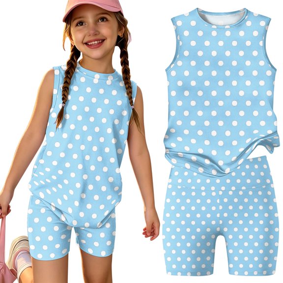 Summer Outfits for Kids Girls Size 7-8 Girls 2 Piece Outfits Cute Clothing Sets Vacation Short Sleeve T Shirts Top and Shorts Athletic Tracksuit Yellow 12-13 Years