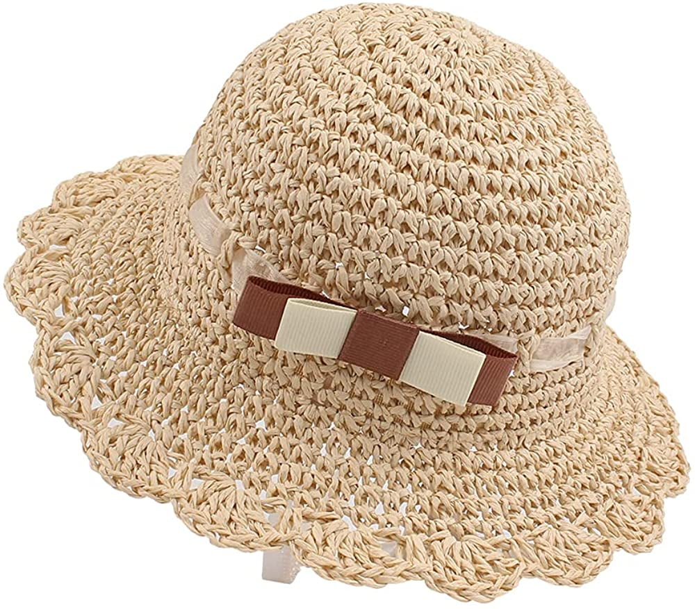 Baby Girl Straw Hat Outdoor Baby Sun 