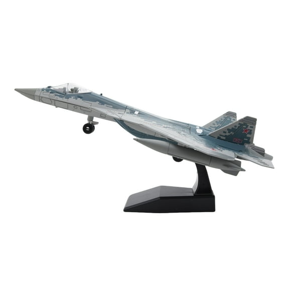 1:72 Scale Russia SU-57S Fighter Jet Quick Build Model Kit with Stand 31PCS DIY Airplane Model Gift for Adults and Kids Collection