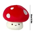 thumbnail image 2 of Toys for Graduation,Adorable Red Mushroom Plush Toy Soft and Cuddly Stuffed Animal for Kids and Adults, Perfect Gift, 12 Inches, 2 of 3
