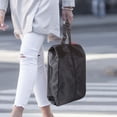 thumbnail image 2 of Bolsas de zapatos para viaje, bolsa de zapatos duradera con asa ajustable, organizador de almacenamiento de zapatos para hombres y mujeres, paquete de , negro, 2 of 8