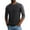 Dark Gray001, variant on QHRMKOG Mens Tshirts Fashion Color Block 3/4 Length Sleeve Pullover Relaxed Fit Breathable Crew Neck Tshirts 2026 Spring Street Top White XL