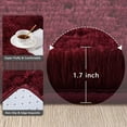 thumbnail image 6 of Softlife Super Soft Rug For Living Room Fluffy Rugs For Dorm Room Cute Plush carpet For Bedroom,8'x 10'，Dark Red, 6 of 7