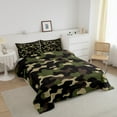 thumbnail image 3 of Erosebridal Retro Camo Flag Comforter Sets Full Size, Olive Drab Comforters & Duvets, Camouflage Reversible Duvet Insert, Microfiber Bedroom Decoration, 3-Piece, 3 of 8