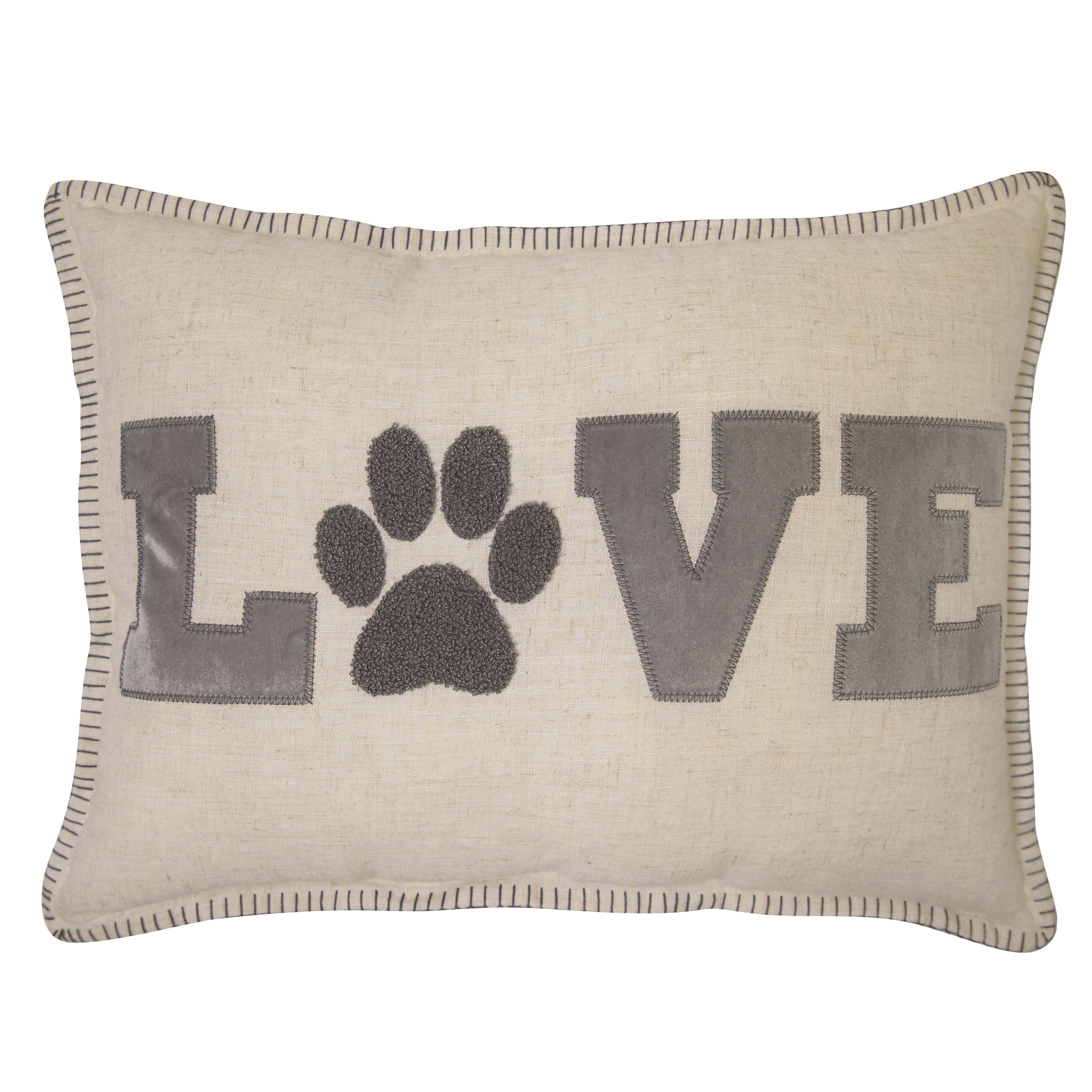 Gift for Her Gift for him My Goldendoodle Leaves Paw Prints On My Heart Pillow Case Throw Pillow Gift for Dog Lover Decorative Pillow