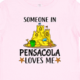 thumbnail image 4 of Inktastic Someone in Pensacola Loves Me Beach Vacation Boys or Girls Baby T-Shirt, 4 of 5