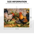 thumbnail image 3 of Farmhouse Rooster Dish Drying Mat for Kitchen Counter, 18 x 24 Inch Microfiber Dish Mats for Drying Dishes, Absorbent Dish Drying Pad Chicken Kitchen Decor Rack Mat, 3 of 7