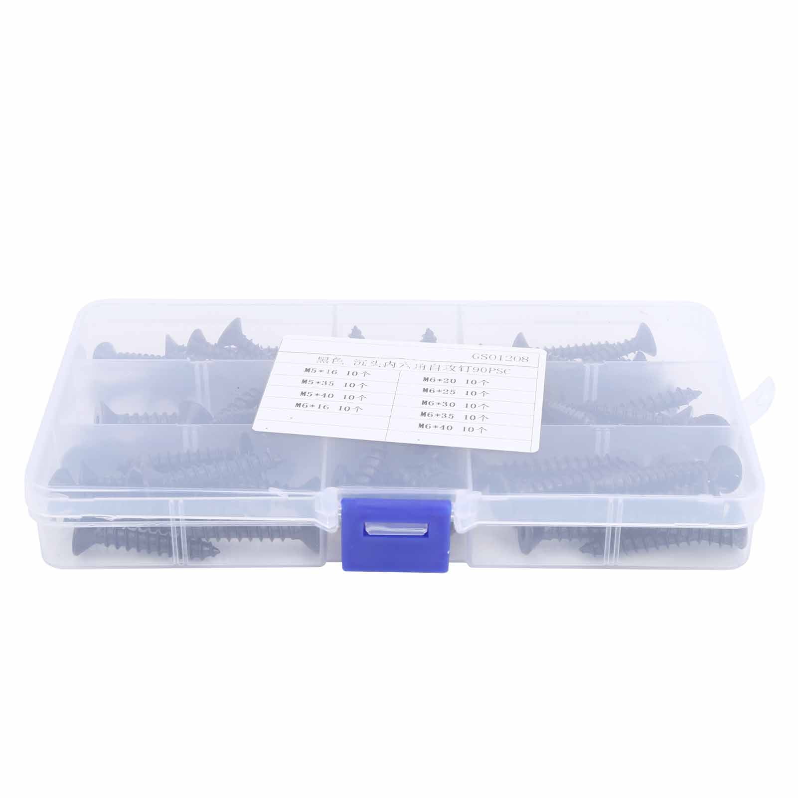 Self Tapping Screws For Plastic, 90Pcs Self Tapping Screws For Metal