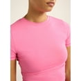 thumbnail image 5 of Scoop Women's Ultimate Refined Jersey Knit Fitted Baby Tee, Sizes XS-XXL, 5 of 5