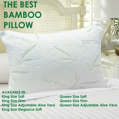 The Best Bamboo Pillow (King-Soft) (Best Pillow For Dakimakura)