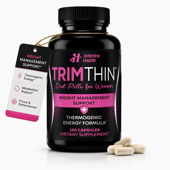 Trim-Th-in  Thermogenic Diet Pills For Women with Ultra Energy Boost 120 Capsules