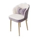 thumbnail image 3 of Silla de tocador con respaldo de terciopelo para escritorio, para el hogar, sala de estar, recepción de invitados Esponja, 3 of 8