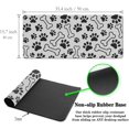 thumbnail image 6 of Desktop Mats Laptop Desk Mat Gaming Mouse Pad Extra Large Mouse Pads Computer Mats Office Pad Waterproof Non-Slip Rubber Base 35.4 X 15.7 for Game Office, Dogs Paws and Bones, 6 of 6