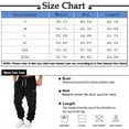 thumbnail image 2 of Zimjoy Mens Cargo Sweatpants Heavyweight Elastic Waist Cargo Sweatpants Drawstring Running Workout Jogger Pants Fall Winter Thick Lounge Pants with Pockets, Black 3XL, 2 of 3