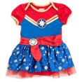 thumbnail image 3 of Marvel Avengers Captain Newborn Baby Girls Cosplay Dress 3-6 Months, 3 of 5