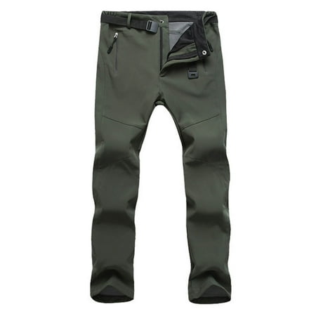 TRUBKH Snow Pants Ski Pants Warm Pants Thermal Pants Women Snowboarding Pants Ski Pants Women Waterproof Hunting Pants Army Green Xl