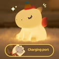 thumbnail image 5 of MYKOMI LED Rechargeable Unicorn Night Light for Bedroom Decor - Dimmable Nursery Silicone Lamp, Cute Kawaii Nightlight for Room Home Decor, 5 of 6