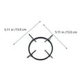 thumbnail image 3 of 4Pcs Gas Stove Racks Moka Pot Stands Wok Support Rings Gas Burner Racks (Black), 3 of 6