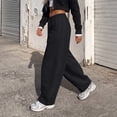 thumbnail image 5 of SUNBS Barrel Sweatpants For Women Wide Leg Pants Sweat Jogger gym workout cotton casual y2k Pants, 5 of 9