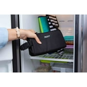 PackIt Freezable Snack Box, Triangle Stripe, with Buckle Handle, Built with ECOFREEZE® Technology