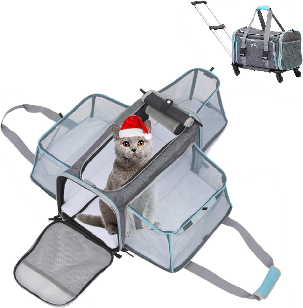 Pet Carrier for Cat, Small Dog, Collapsible Travel Small Dog Carrier, Tsa  Airline Approved Cat Carrier for Large Cats 20 Lbs - China Pet Dog Car  Carrier Seat Bag and Dog Car