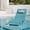 Lake Blue, variant on Pool Chaise Lounge Chair Set of 2, Folding Outdoor Patio Beach Lounger Recliner Chair, in-Pool Use Tanning Chairs with Headrest for All Weather, Lake Blue