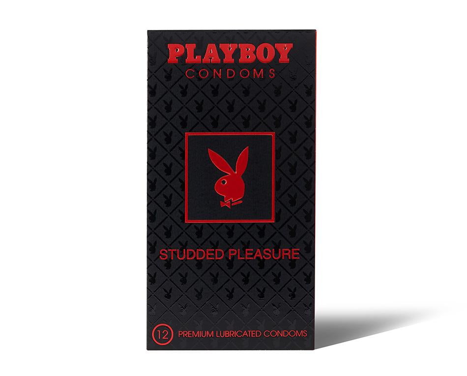 Playboy Studded Pleasure Condoms 12 ct Value Pack