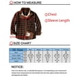 thumbnail image 2 of Niumike Outdoor Casual Vintage Long Sleeve Plaid Flannel Button Down Shirt Jacket for Men, 2 of 7