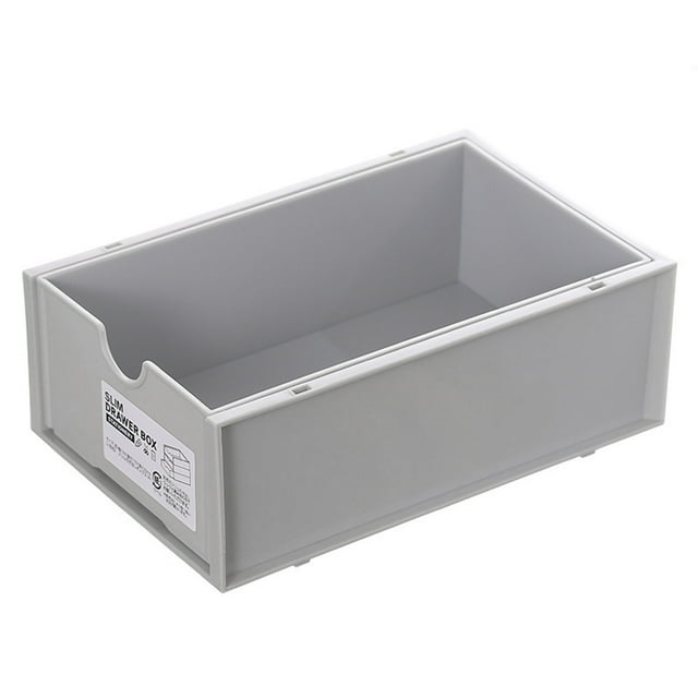 Caja De Almacenamiento De Escritorio, Organizador De Maquillaje De Escritorio De Plástico, Caja De Almacenamiento De Suministros De Papelería Con Cajón Para Suministros De