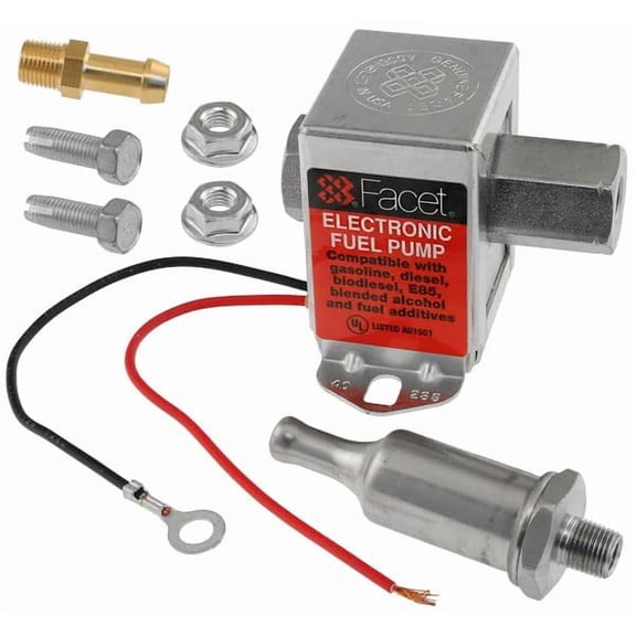 Facet FEP288SV, Facet Cube 12 volt Fuel Pump Kit, 1/8 NPT, 3-4.5 psi
