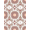 Pink Beige Gold, Pattern 12, variant on ODIKA Antique Gold Dusty Rose Cottagecore Decorative Balanced Motifs for Home Office, Gaming Room, Under Desk, Non-Slip Chair-Friendly