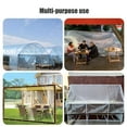 thumbnail image 6 of SELIVO Clear Tarps Heavy Duty Waterproof 6.5X9.8 Ft Clear Tarp Transparent Clear Vinyl Patio Enclosure Clear Tarps with Grommets Tarp Cover for Plants Greenhouse Balcony Garden and Pet Hutch Roof, 6 of 7