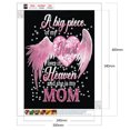 thumbnail image 2 of Pintura de diamante 5D DIY Kit de taladro de forma especial parcial letra inglesa 30x40cm, 2 of 9