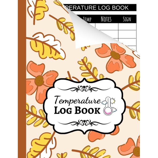 Temperature Log Book Sheets Regulating / Medical Log Book / Fridge