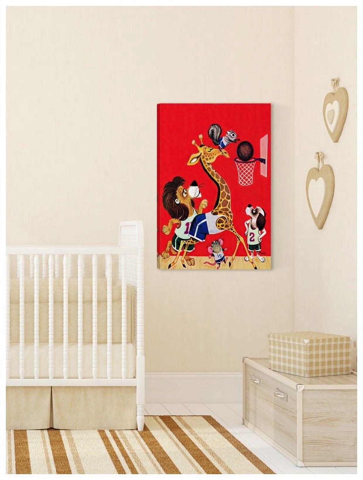 Marmont Hill "Basketball" by Curtis Painting Print on Canvas