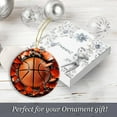 thumbnail image 6 of Miommo Baseball Christmas Ornament 3 Inch Ceramic Sports Decor, 2-Sided Break Through Design, Holiday Tree Hanging Keepsake, Gift for Baseball Fans, 6 of 7