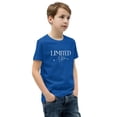 thumbnail image 2 of Limited Edition Shirt for Kids – Unique, Trendy & Stylish T-Shirt for Boys & Girls, Youth Short Sleeve T-Shirt (True Royal, L), 2 of 3