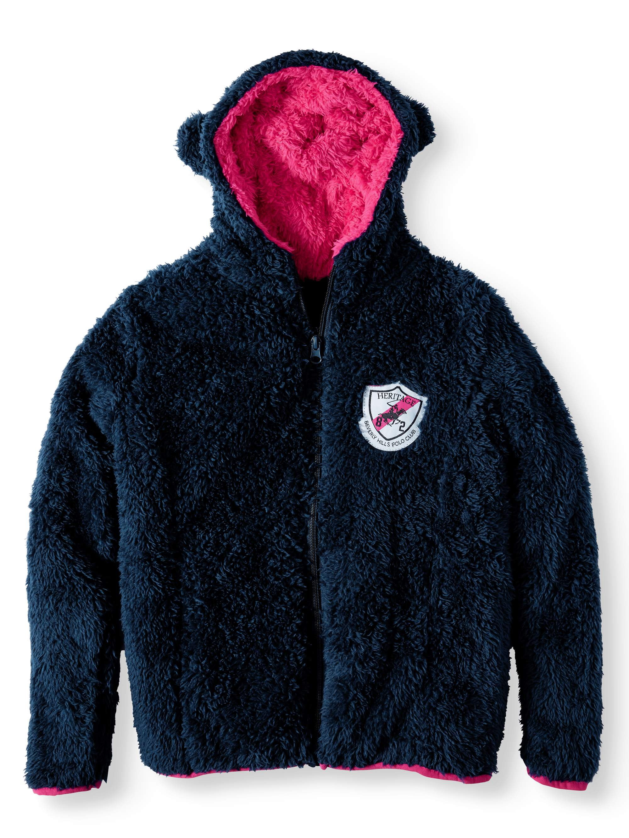 fluffy fleece hoodie