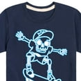thumbnail image 3 of Instant Message - Skeletons Ride Skateboards Too - Toddler & Youth Short Sleeve T-Shirt, 3 of 6