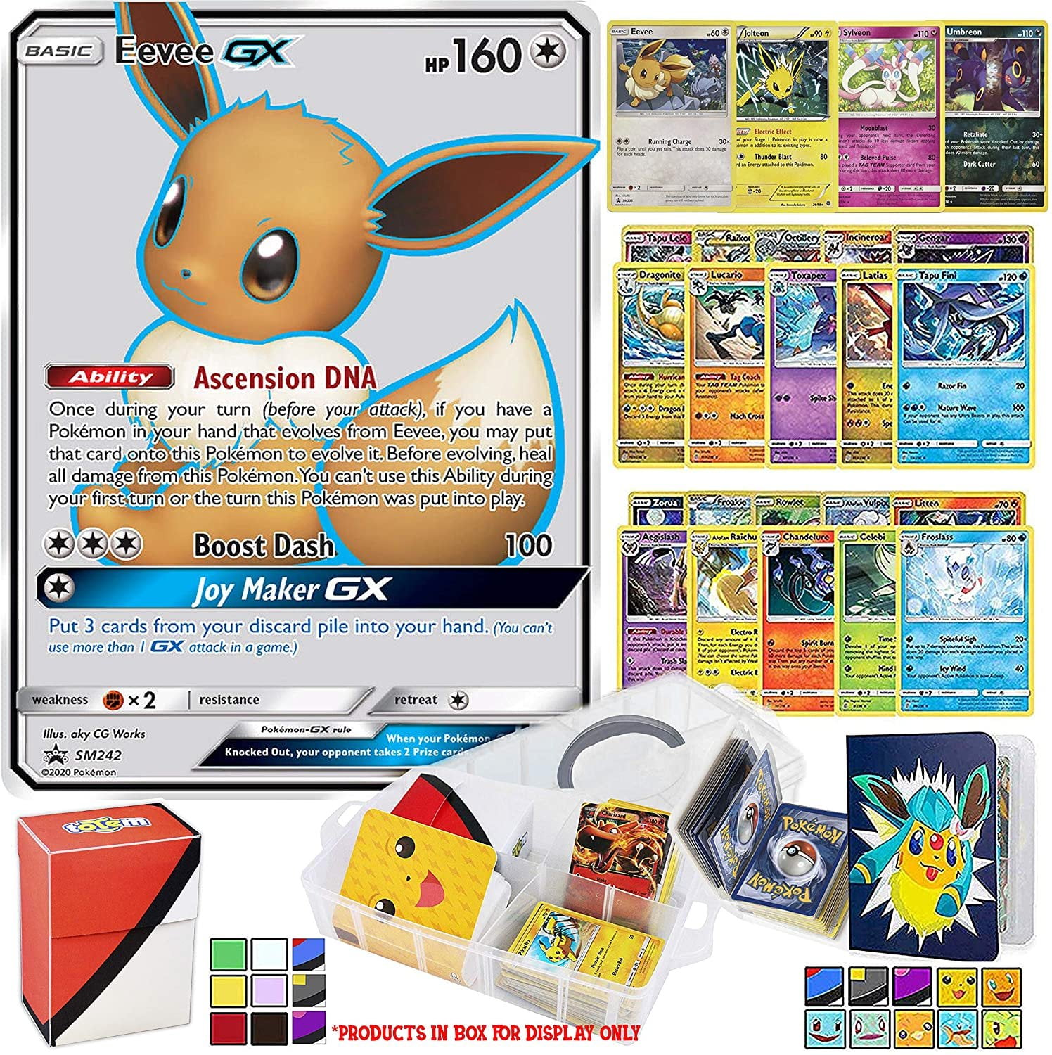 Totem World Eeveelution Pokemon Card Ultra Rare GX Lot with Totem Clear