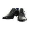 thumbnail image 2 of Roamers Mens 4 Eyelet Punched Cap Leather Oxford Shoes, 2 of 4