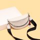 thumbnail image 5 of Bolsa De Pecho Bolsa bandolera en el pecho de cuero de vaca Cadena Bum Fanny Pack Saddle Belt Purse (Blanco) Tmvgtek Para Estrenar, 5 of 9