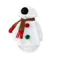 thumbnail image 4 of Christmas Snowman Outfit Winter Hood Snowman Jumpsuit Romper with Scarf Baby Christmas Clothes Party Outfit 12-18 Months, 4 of 9