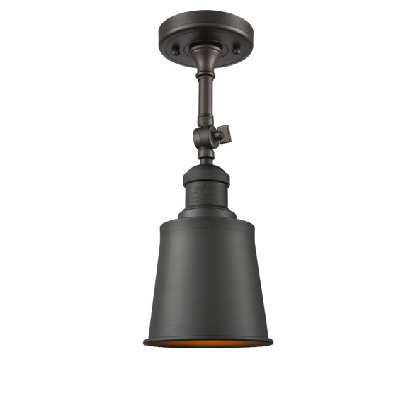 Innovations Lighting - Addison - One Light Semi-Flush Mount Oiled Rubbed Bronze