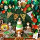 thumbnail image 4 of Juego de guirnaldas de globos para fiesta temática Jungle Safari, paquete de 151, con globos de animales y hojas de palma TUNC Sencillez, 4 of 5