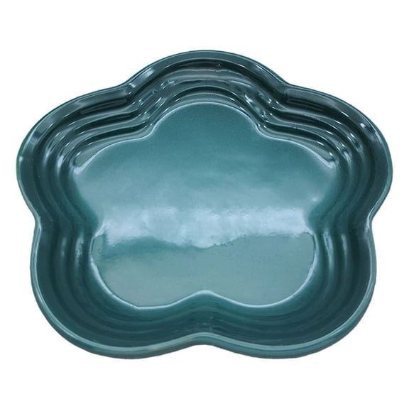 Small Ceramics Dish in Elegant Plums Blossoms Styles Multiple Color Appetizer Plates Perfect for Kitchen Dining Setting
